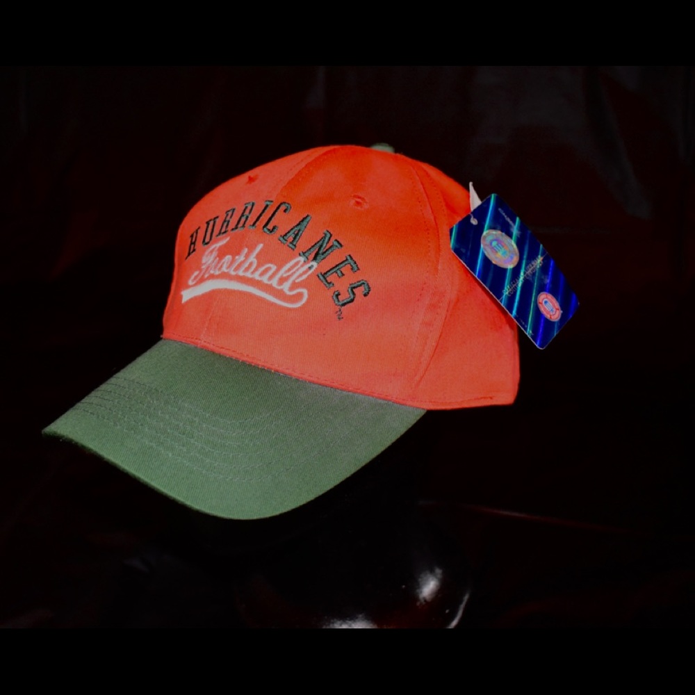 Vintage 90s Miami Hurricanes Football Hat